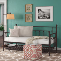 Mikayla metal deals scroll daybed